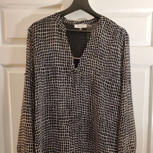 Calvin Klein Blouse with Silver Neck detail